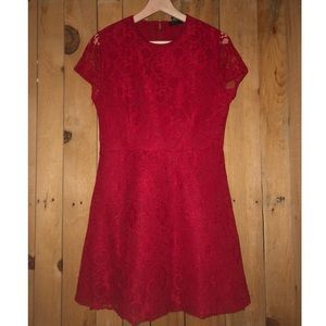 Red Lace Dress